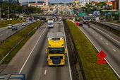 Carga especial trafega Dutra destino RJ 