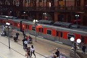 Passageiros na Estação da Luz 