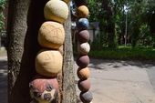 Obra de Lygia Reinach no Parque Luz 