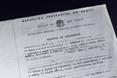 Certidão de nascimento da década de 70 