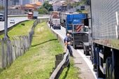 Bloqueio no Rodoanel tem lentidão recorde 