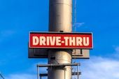 Placa de Drive Thru 