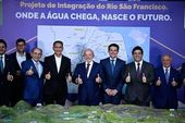 Lula maquete transposição Rio Sao Francisc 