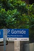 Placa Rua Peixoto Gomide 
