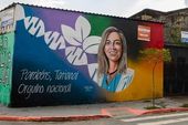 Grafite em homenagem à Tatiana Sampaio 
