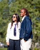 Chegada da seleção francesa feminina 