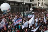 Manifestação de professores em SP 
