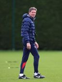 Treino do Crystal Palace em Londres 