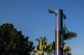 Totem de monitoramento por câmeras 
