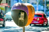 Telefone público orelhão em frente UNESP 