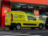 Veículo de entregas do Mercado Livre 