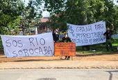 Ato contra construção da Marginal Direita 