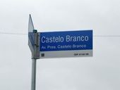 Placa da avenida Presidente Castelo Branco 