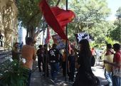 Ato em frente à Prefeitura de Teresina 