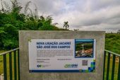 Obras Via Oeste afundamento de asfalto 