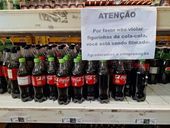 Vista de rótulos de Coca 