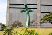 Monumento na praça do Papa 