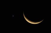 Conjunção Lua Vênus Curitiba 