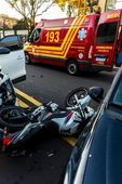 Acidente de Trânsito no Centro de Marilia 