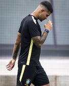 Treino da seleção em Columbia Park 