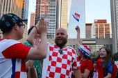 Torcedores acompanham Panamá x Croácia 