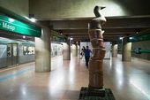 Obra pássaro Rocca na estação Trianon Masp 