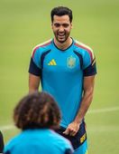 Treino da seleção espanhola 