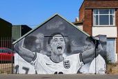 Mural em homenagem a Jude Bellingham 