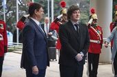 Tarcísio de Freitas e Javier Milei em SP 