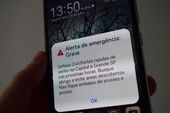 Alerta Defesa Civil celular ventos 