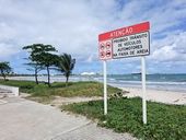 PROIBEM TRÂNSITO VEÍCULOS NA PRAIA 