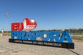 Monumento turístico de Pirapora em MG 