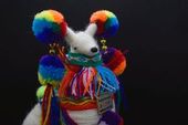 Lhama peruana de pelúcia 