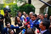 Flávio Bolsonaro e Gustavo Villatoro em SP 