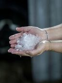 Tempestade com granizo 