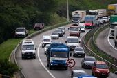 Trânsito caótico no Rodoanel 
