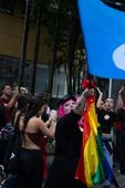 Estudantes Senac fazem protesto pró Lula 